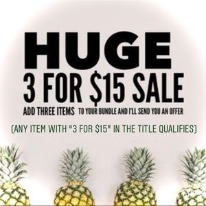 So many buy 3 for $15 items!